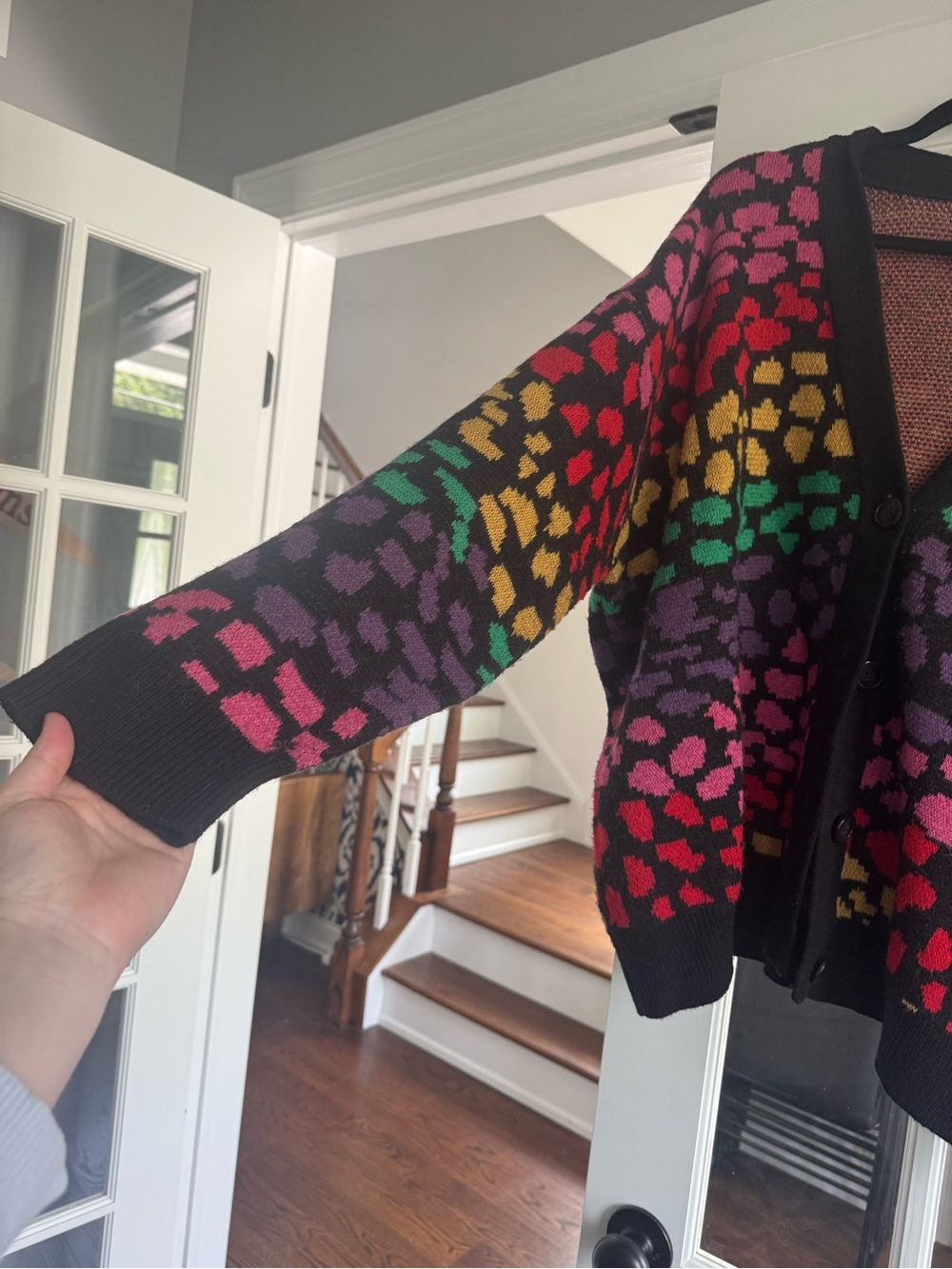 FARM Rio Rainbow Leopards Cardigan - Picture 4 of 7